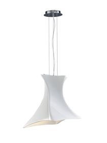 M5070  Twist Pendant 1 Light Gloss White